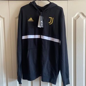 Adidas Juventus Full-Zip Hoodie Size Large